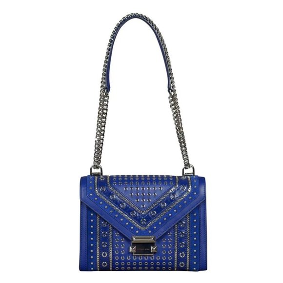 Michael Kors Large Whitney Shoulder Bag in Sapphire - Picture 1 of 2